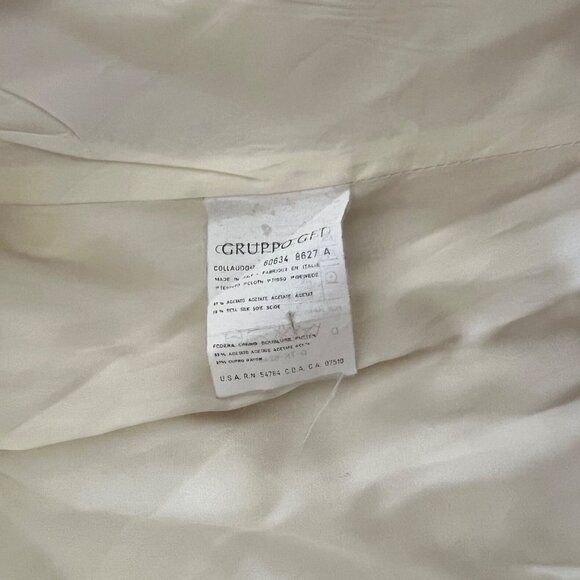 Giorgio Armani Vintage Silk Cream Elegant Floral Jacquard Fabric Blazer Medium - Picture 8 of 13